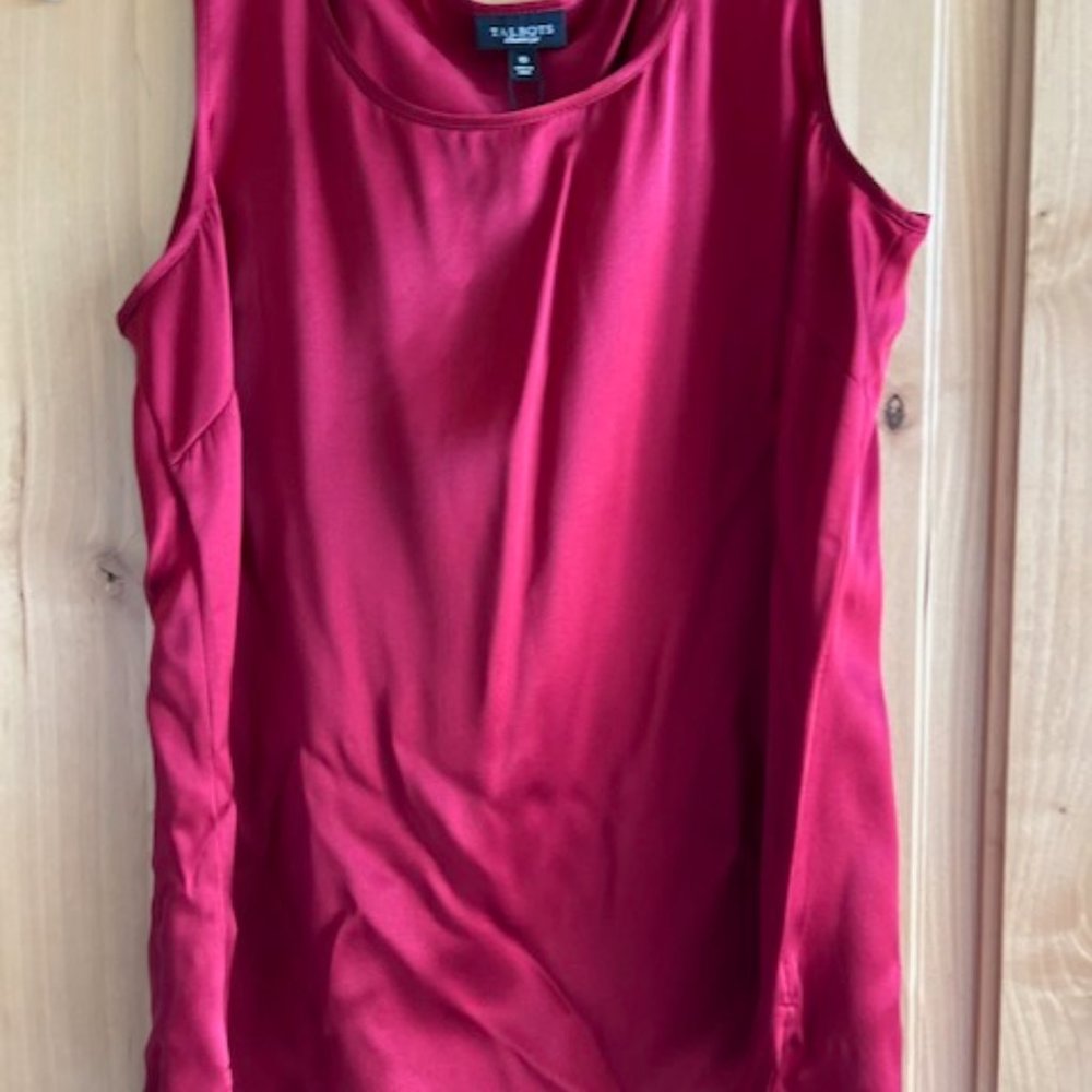 Red Talbots tank - Brand new size 10 with tags